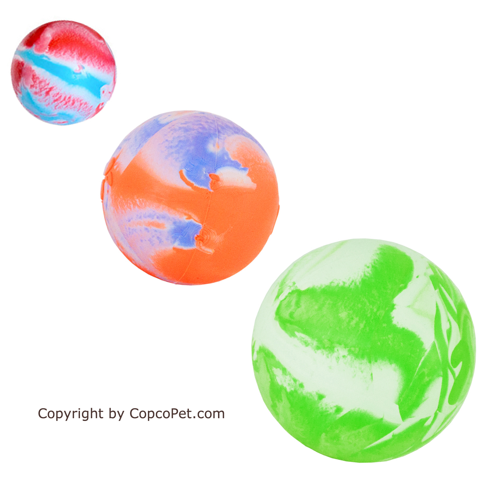 Hundeball Hundespielzeug Wurfball schwimmend aus Naturgummi/Vollgummi